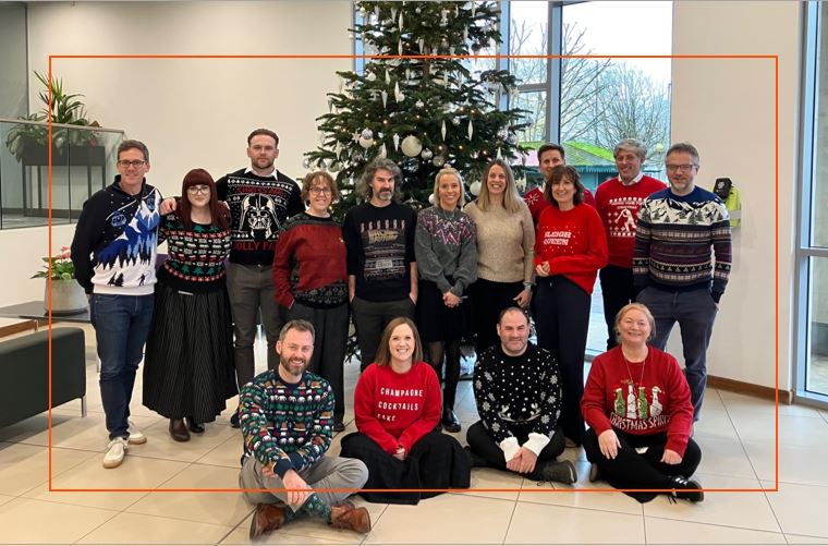 Christmas Jumper Day for Save the Children Hartnell Taylor Cook Dec 2025